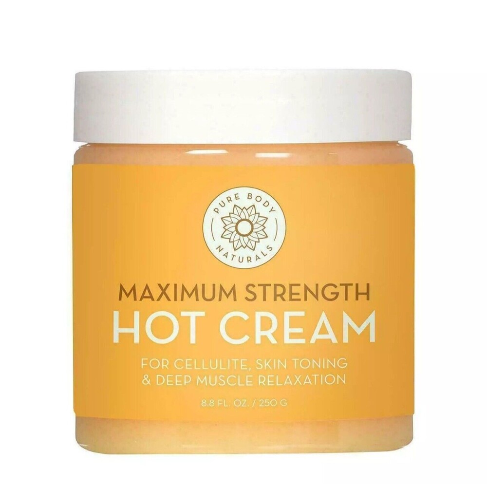 Pure Body Natural Hot Cream for Cellulite Reduction Skin Toning